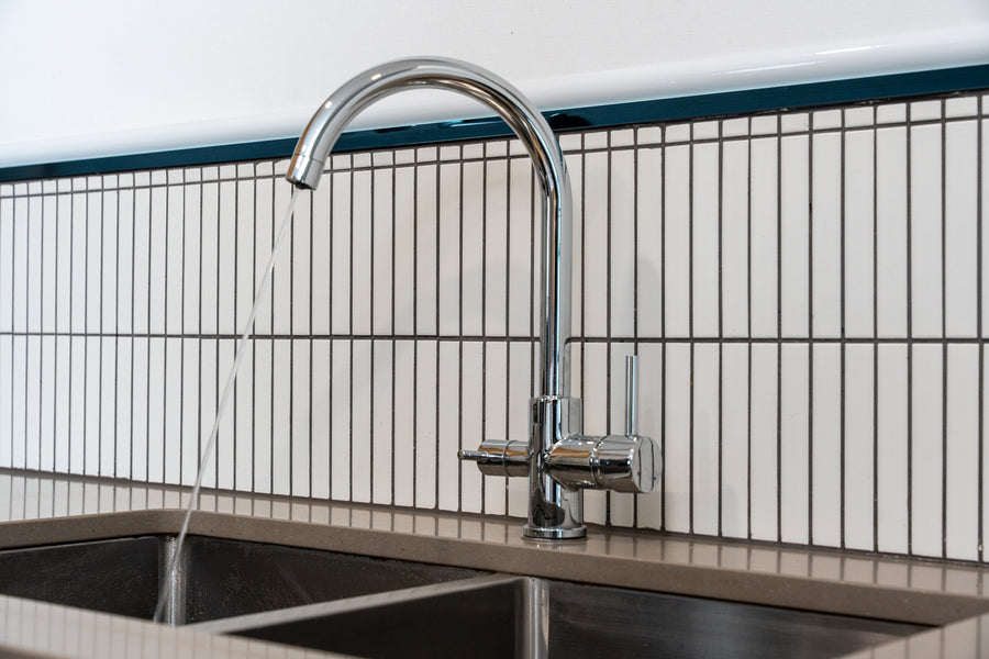 Reverse osmosis system installed under kitchen sink — Purest Solutions Melbourne