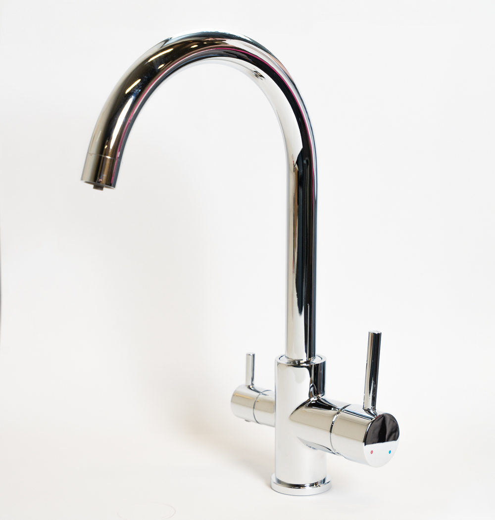3-way mixer filtered tap — hot, cold and filtered water from one fixture